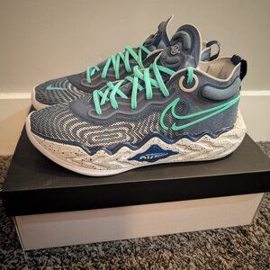 Nike Air Zoom GT Run Armory Slate Green Glow Slightly Worn - Men Size 9.5